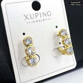 Сережки Xuping14К 10402 (1,5 см.)